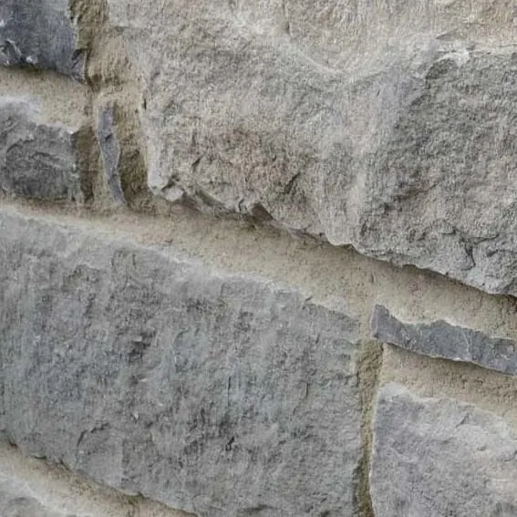 Rejointoiement de façade en pierre, texture après reprise des joints - Ancra Façade